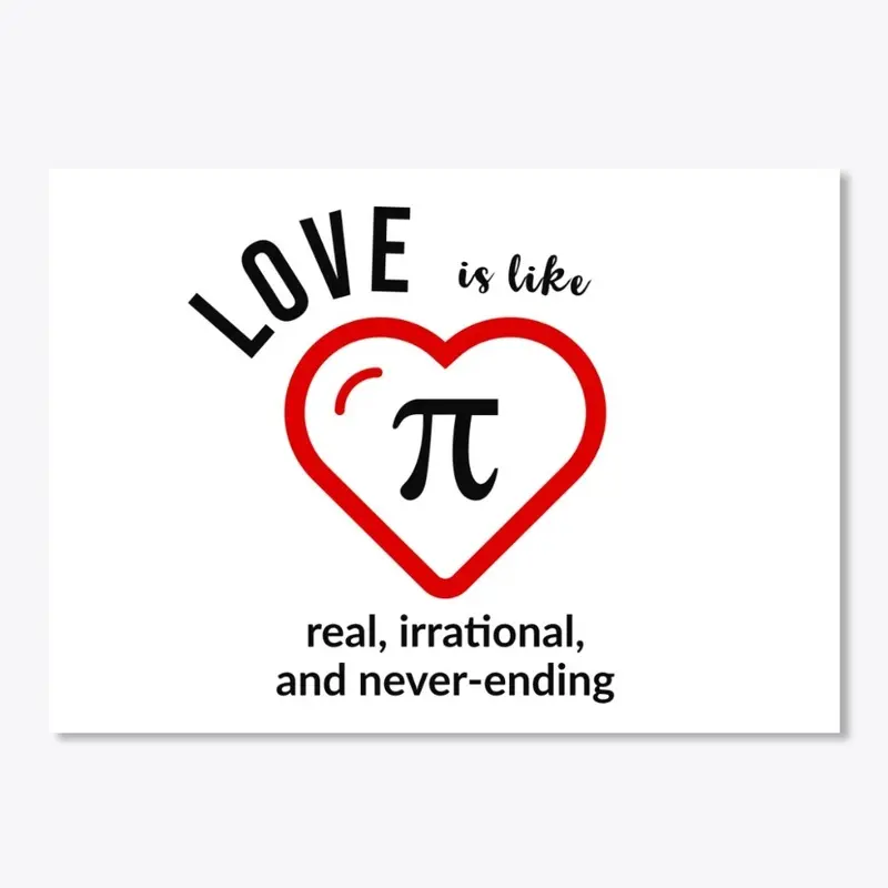 Love is like pi